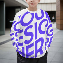 Charger l'image dans la galerie, Pull enfant GR-EYW personnalisé avec photo texte prénom