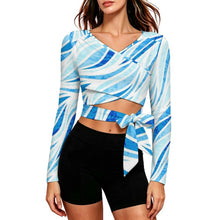 Charger l'image dans la galerie, Blouse Femme Manches Longues avec Nœud Papillon Personnalisable