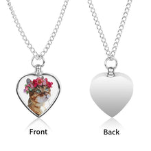 Charger l'image dans la galerie, Collier Commémoratif Personnalisé pour Animal | Pendentif Urne avec Photo