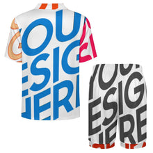 Charger l'image dans la galerie, Pyjama homme 2 pièces manches courtes LM135 personnalisée avec prénom motif texte (conception multi-images)