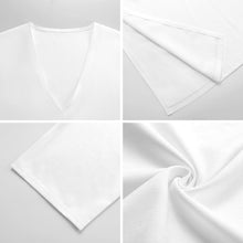 Charger l'image dans la galerie, Robe de chambre femme style méditerranéen col en V manches courtes YKL06 personnalisée avec prénom motif texte (conception multi-images)