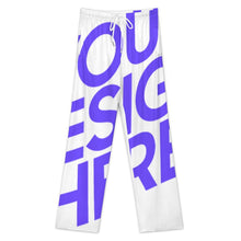 Charger l'image dans la galerie, Pantalon pyjama maison ample femme LM072 tailles S au 5XL personnalisé avec photo texte prénom (conception une image)