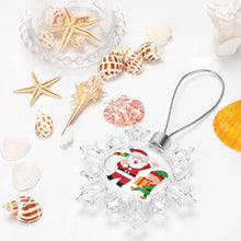 Charger l'image dans la galerie, Ornement Flocon de Neige Personnalisé | Votre Photo au Cœur du Givre