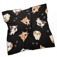 Charger l'image dans la galerie, Foulard Carré Personnalisé | Accessoire de Mode Polyvalent