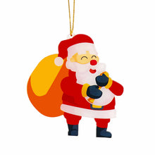 Charger l'image dans la galerie, Pendentif en acrylique pour sapin de Noël (même motif) personnalisé avec photo texte prénom