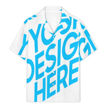 Charger l'image dans la galerie, Chemise à manches courtes pour homme NY personnalisé avec photo texte prénom (conception une image)
