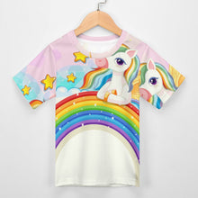 Charger l'image dans la galerie, Children's T-shirt Rainbow, Unicorn, Cartoon
