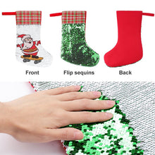 Charger l'image dans la galerie, Chaussette de Noël Personnalisée | Magie des Paillettes Réversibles