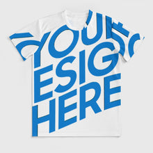 Charger l'image dans la galerie, T-Shirt Homme All over Print Ice Silk OMDT01 personnalisé avec photo texte prénom (conception une image)