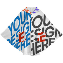 Charger l'image dans la galerie, Couverture à capuche pour enfants RTDP09 personnalisée avec prénom motif texte (conception multi-images)