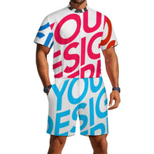 Charger l'image dans la galerie, Combinaison homme manches courtes LM427 personnalisée avec prénom motif texte (conception multi-images)