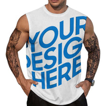 Charger l'image dans la galerie, Débardeur homme / T-shirt sans manches A66K personnalisé avec photo texte prénom (conception une image)