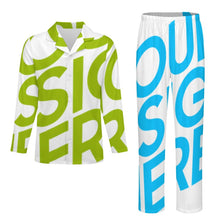 Charger l'image dans la galerie, Pyjama à manches longues pour enfants LM125 personnalisé avec photo texte prénom (conception une image)