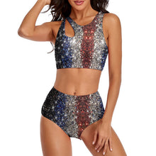 Charger l'image dans la galerie, Maillot de Bain Taille Haute Gainant : Bikini Rétro Sculptant