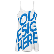 Charger l'image dans la galerie, Robe d'été à bretelles pour femmes LYQ123 robe à bretelles personnalisée avec prénom motif texte