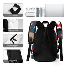 Charger l'image dans la galerie, Sac à dos scolaire personnalisable en tissu Oxford pour enfant