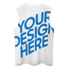 Charger l'image dans la galerie, Débardeur homme / T-shirt sans manches A66K personnalisé avec photo texte prénom (conception une image)