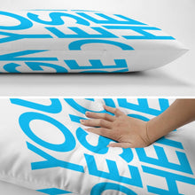 Charger l'image dans la galerie, Taie d'oreiller surdimensionnée en polyester de différentes tailles, personnalisé avec photo texte prénom (même motif des deux côtés)