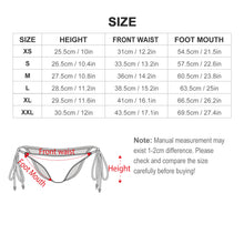 Charger l'image dans la galerie, Slip de bain sexy pour femme D15 personnalisée avec prénom motif texte (conception multi-images)