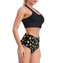 Charger l'image dans la galerie, Short de Yoga Taille Haute Personnalisé | Impression Sublimation & Maintien Actif