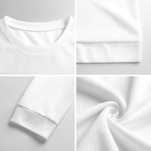 Charger l'image dans la galerie, Robe pull à manches longues pour femme LM565 personnalisé avec photo texte prénom (conception une image)