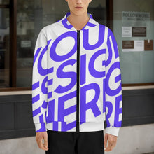 Charger l'image dans la galerie, Sweat-shirt à capuche zippé pour adolescent LM516 personnalisé avec photo texte prénom (conception une image)