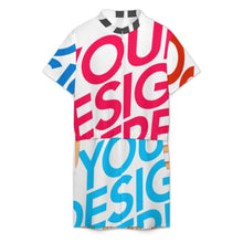 Charger l'image dans la galerie, Combinaison homme manches courtes LM427 personnalisée avec prénom motif texte (conception multi-images)