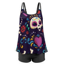 Charger l'image dans la galerie, Maillot de Bain Jupe 2 Pièces Personnalisable | Style Été Unique | Confort & Maintien