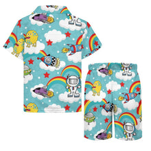Charger l'image dans la galerie, Ensemble Plage Enfant Personnalisable | Chemise & Short, Tissu Doux Peau de Pêche