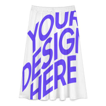 Charger l'image dans la galerie, Jupe mi-longue plissée femme B17Q personnalisé avec photo texte prénom