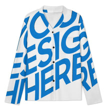 Charger l'image dans la galerie, Pyjama femme manches longues col V B99TZ personnalisé avec photo texte prénom (conception une image)