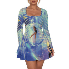 Charger l'image dans la galerie, Sweat-Shirt Femme Col V Manches Longues Personnalisable