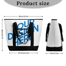 Charger l'image dans la galerie, Sac cabas isotherme grande capacité XB0601064 personnalisé avec photo texte prénom (conception une image)