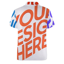 Charger l'image dans la galerie, Polo d'été en soie glacée pour homme B612 personnalisée avec prénom motif texte (conception multi-images)