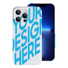 Charger l'image dans la galerie, Coque de téléphone portable en plastique PC iPhone 13 personnalisé avec photo texte prénom