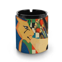 Charger l'image dans la galerie, Cendrier en Cuir Personnalisé | Cadeau de Bureau Chic avec Logo