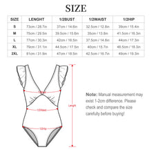 Charger l'image dans la galerie, Maillot de Bain Une Pièce Manches Volantées Personnalisable