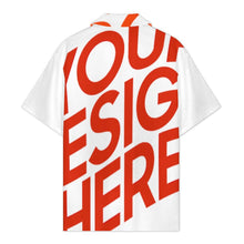 Charger l'image dans la galerie, Chemise à manches courtes pour homme NY personnalisée avec prénom motif texte (conception multi-images)