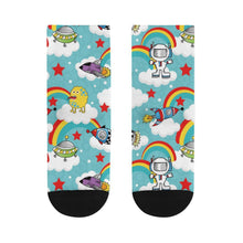 Charger l'image dans la galerie, Chaussettes Longues Personnalisées | Design Bicolore, Confort Polyester | Cadeau Unique