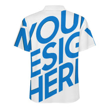Charger l'image dans la galerie, Chemise plissée manches courtes homme LM005 personnalisé avec photo texte prénom (conception une image)