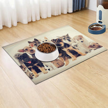 Charger l'image dans la galerie, Tapis de Gamelle Absorbant Personnalisable | Set de Table Anti-Éclaboussures pour Animaux