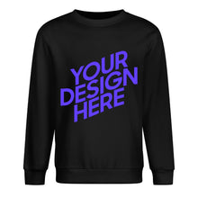 Charger l'image dans la galerie, 100% coton imprimé devant et dos unisexe sweat-shirt à manches longues hommes femmes différentes couleurs pull-shirt personnalisé avec photo texte prénom