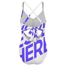 Charger l'image dans la galerie, Maillot de bain une pièce pour femme SDSYY002 personnalisé avec photo texte prénom (conception une image)