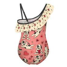 Charger l'image dans la galerie, Maillot de Bain Fille à Volants | Confort & Style Personnalisable