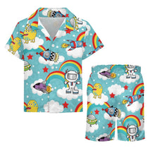Charger l'image dans la galerie, Ensemble Plage Enfant Personnalisable | Chemise & Short, Tissu Doux Peau de Pêche