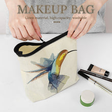 Charger l'image dans la galerie, Trousse de Maquillage en Lin Personnalisable avec Photo | Pochette Naturelle