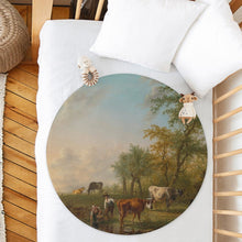 Charger l'image dans la galerie, Couverture Enfant Personnalisée | Plaid Rond & Doux avec Photo