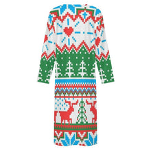 Charger l'image dans la galerie, Robe Longue Style Oriental Personnalisable | Col V Manches Longues