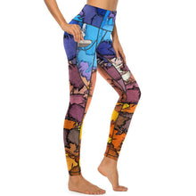 Charger l'image dans la galerie, Pantalon Yoga Femme CE003 | Taille Haute, Double Poche, Personnalisable