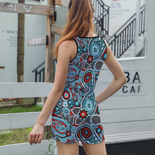 Charger l'image dans la galerie, Combishort Femme Personnalisé - Taille Réglable & Effet Jupe (Max 60 car.)
